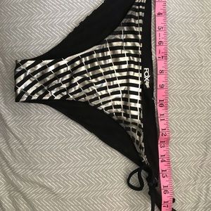 FOX RACING SILVER BLING BIKINI STRIPED M/L